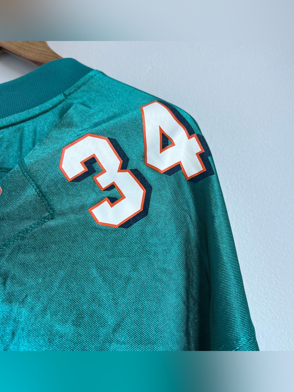 Vintage Reebok Miami Dolphins Ricky‎ Williams #34 NFL Jersey 2XL Mens XXL - Picture 13 of 14